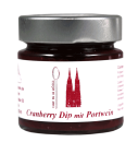 Cranberry Dip Kölner Dom im Glas